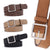 Korean style women's belt with square buckle in black, brown, camel, and khaki colors.
