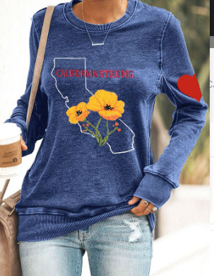 Casual Round Neck Women's Top