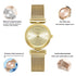 Women's Retro Mesh Strap Watch Outdoor All-matching