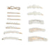 13pcs Pearl Hair Clips Decorative Pearl Hair Barrettes Large Hair Pins