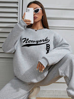 Cool Women's Hoodless Sweatshirt- New York Print
