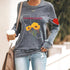 Casual Round Neck Women's Top