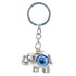 Blue Eyes Keychain Elephant Turkish Style Alloy Colored Glaze Pendant for Ladies Bag Car Interior