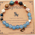 Twelve Constellations Bracelets Natural Stone Beaded Eight Planets