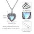 925 Silver Moonstone Cremation Necklace