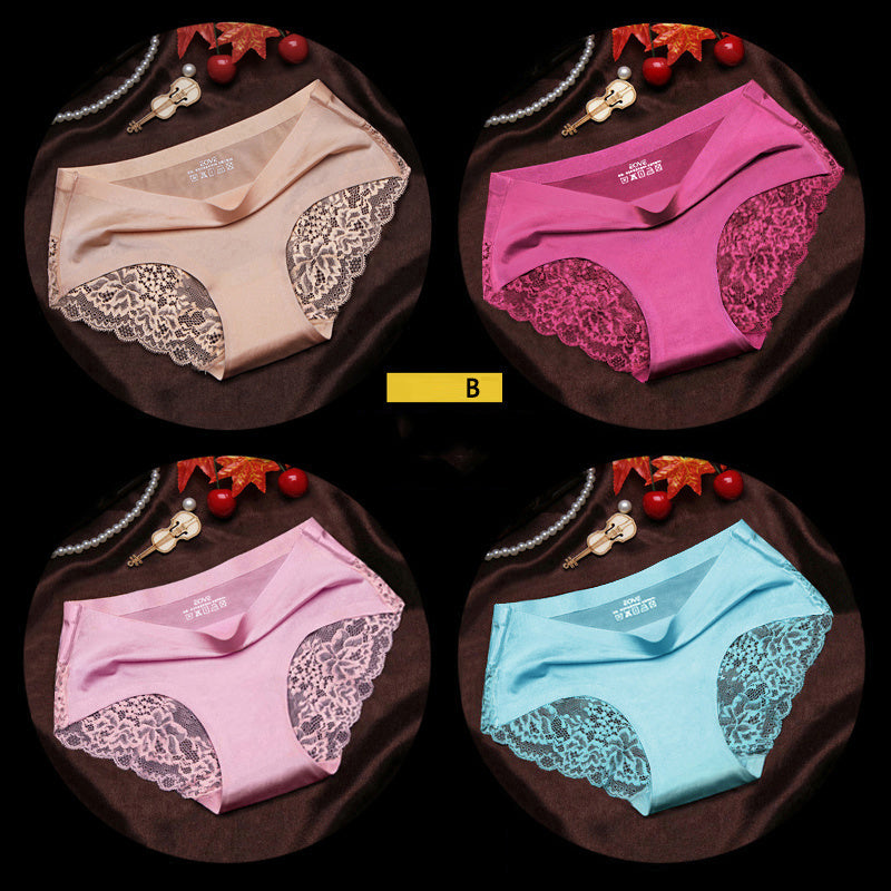 Women's Seamless Lace Panties