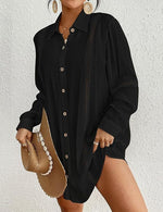 Seaside Vacation Style Bikini Blouse For Women