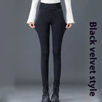 Elastic Waist High Waist Jeans For Women Spring And Autumn