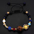 -Eight Planets Alloy Bracelet, Natural Stone Bead Bracelet Women Solar System Bracelet Universe Galaxy The Eight Planets Guardian Star Natural Stone Beads Bracelet Bangle Gifts For Girls