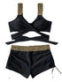 Solid Color High Waist Bikini For Women