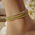 Luminous Bead Colored Beaded Anklet Bracelet