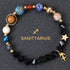 Eight Planets Twelve Constellations Bracelets Frosted Stone Beaded Bracelet