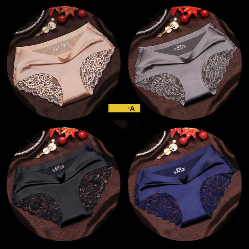 Women's Seamless Lace Panties