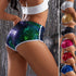 Women's Sequin Sequin Stretch Sports Shorts