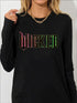 Women's Print Long-sleeved