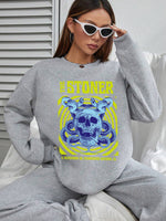 Cool Women's Hoodless Sweatshirt- The Stoner Print