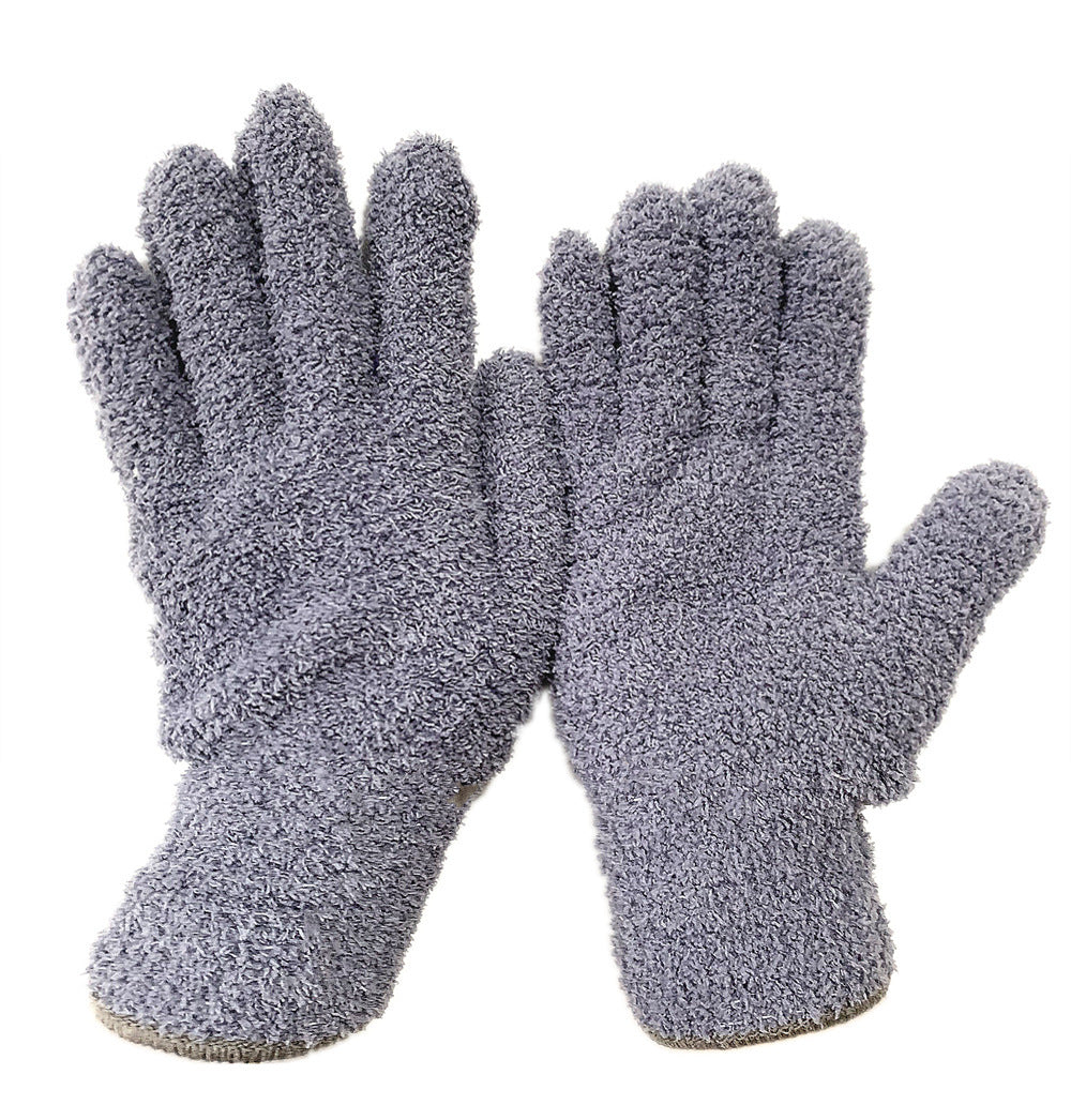 Half Velvet Comfortable Fine Fiber Dust Gloves