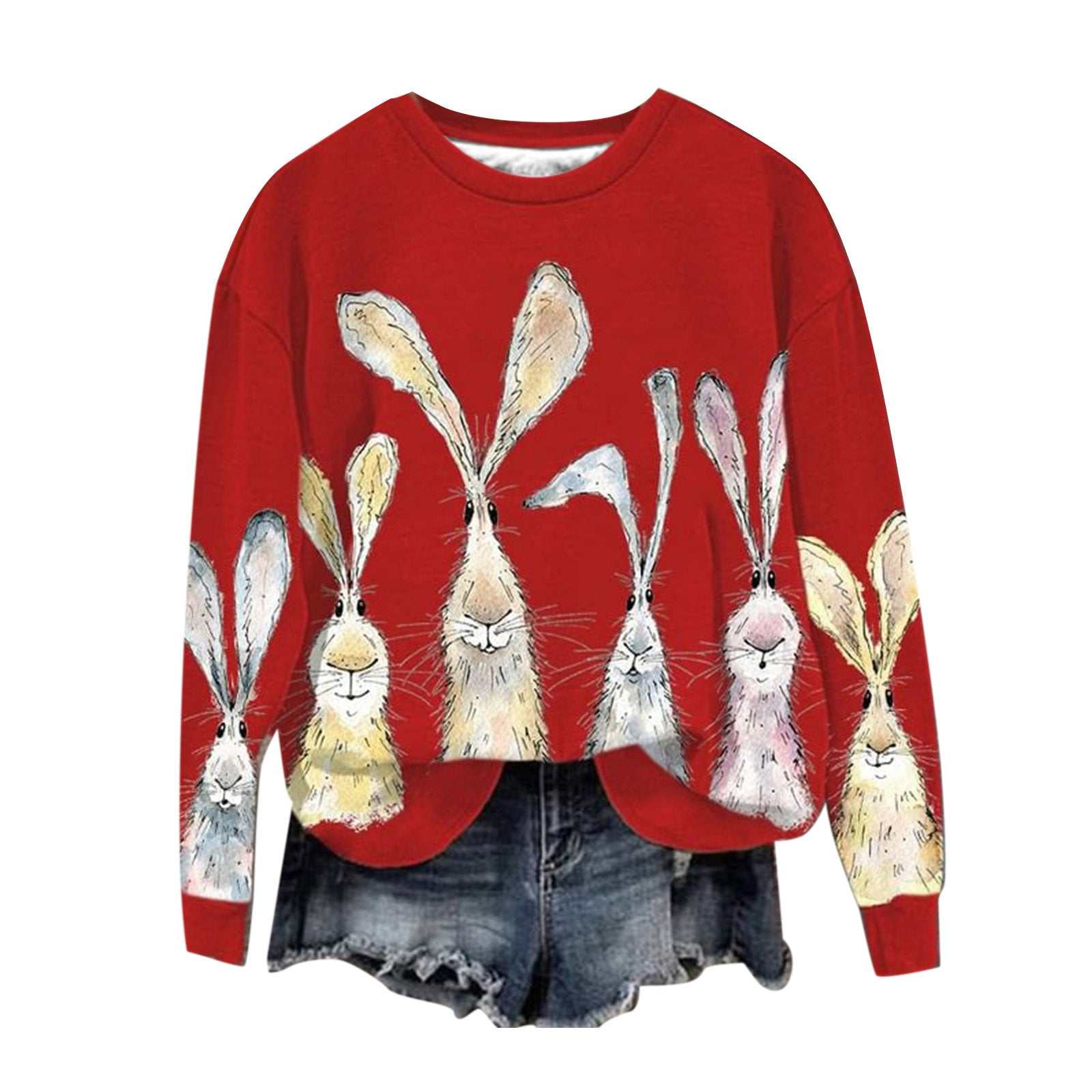 Women's Sweater 3D Digital Easter Printing