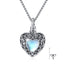 925 Silver Moonstone Cremation Necklace