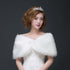 FAUX FUR BRIDAL WEDDING CAPE SHAWLBRIDESMAID