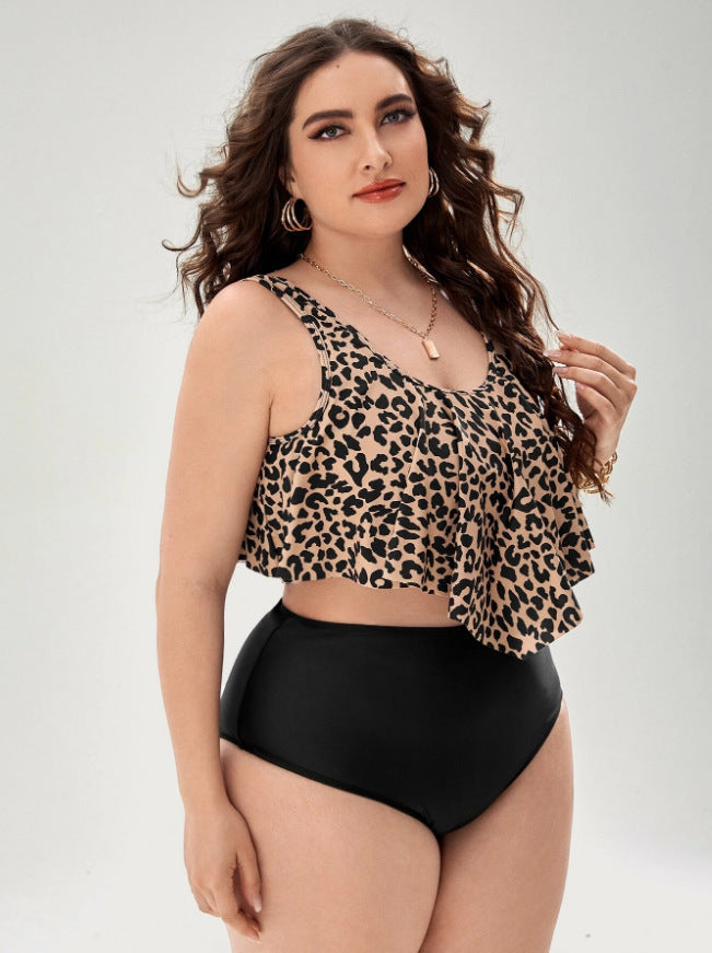 Bikini Leopard Print Swimsuit For Women