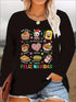 Women's Print Long-sleeved