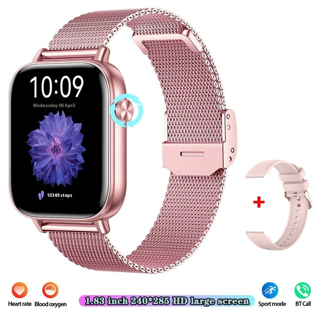 Smart Watch Mobile Pedometer Heart Rate Monitoring Bluetooth Calling 169 Touch Display Smart Bracelet