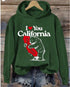 American Polyester Fiber Letter Printed Hoodie