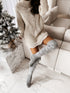 Women Knitted Cotton Woolen Stocking Warm