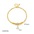 -Fashion Jewelry Boho Classic Love Heart Ankle Chain Double Layer Chain Bracelet Anklet Charm Tassel Leg Chain On Foot Chain Women Party Jewelry Accessories