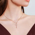 Rose Gold Plated Cross Necklace