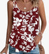 New Solid Color Jacquard Round Neck Women's Bottom And Inner Shoulder Strap Tank Top