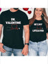 Love Valentine'S Day T-Shirt,   Couple T-Shirt, Couple Christmas, Fashion Casual T-Shirt, Short-Sleeved T-Shirt