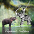 Sterling Silver Oxidized Elephant Pendant