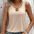 Women's Solid Color Simple Daily Wear Sleeveless Tank Top