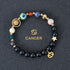 Eight Planets Twelve Constellations Bracelets Frosted Stone Beaded Bracelet