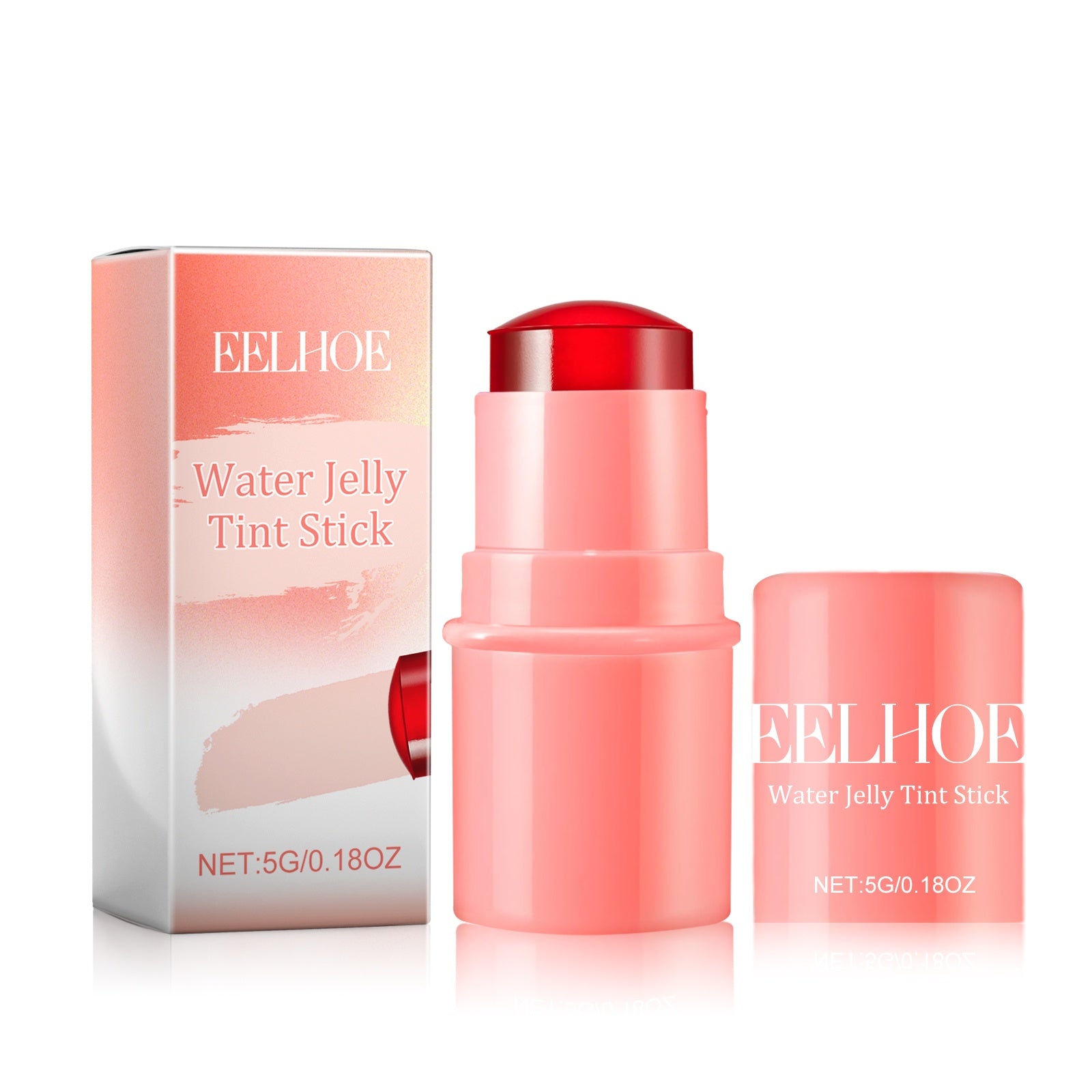 EELHOE Fruit Jelly Blush Lip Gloss Stick Lazy Contouring Even Skin Tone Brightening And Colorful Easy To Apply Lip Gloss Stick