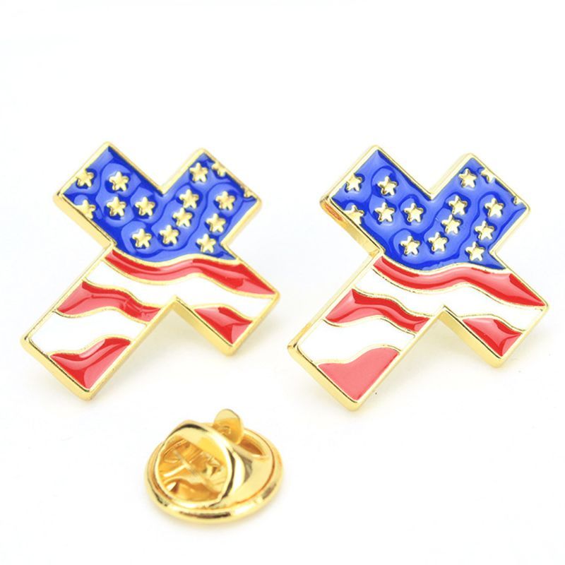 Modern American Flag Pin | American Flag Badge | Bili Now