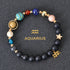 Eight Planets Twelve Constellations Bracelets Frosted Stone Beaded Bracelet