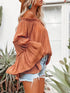 Women's Elegant Solid Color Off Shoulder Flared Sleeve Shirt for Vacation and Casual Wear