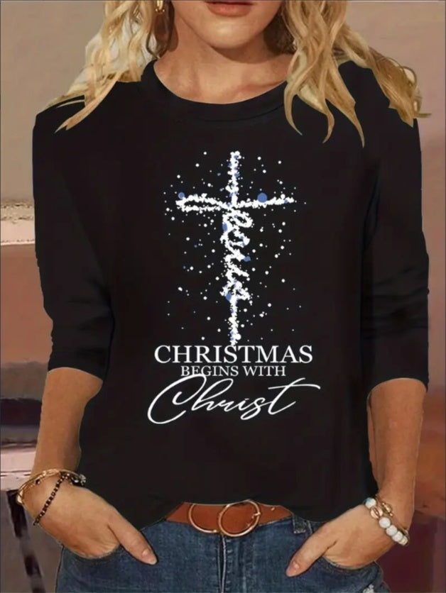 Women's Printed Long Sleeve