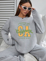 Cool Women's Hoodless Sweatshirt- California Print
