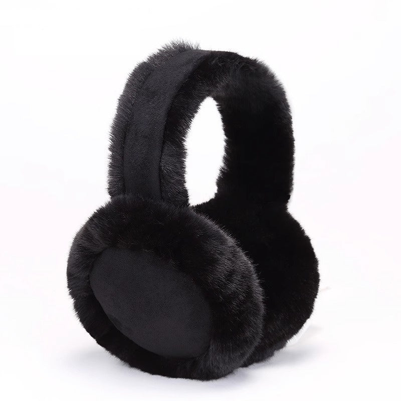 Cute Warm Plush Earmuff Scarf Gloves