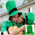 Saint St Patricks Day Green Hat Lucky Costume Accessories Celebration Carnival Props For Irish Party Hat With Beard