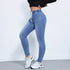 Women's Denim Trousers Autumn And Winter Drawstring Elastic Waist High Elastic Feet