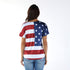 American Flag Women's Fashion Short Sleeve
