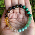 Universal Natural Stone Citrine Dongling Stone Malachite Bracelet