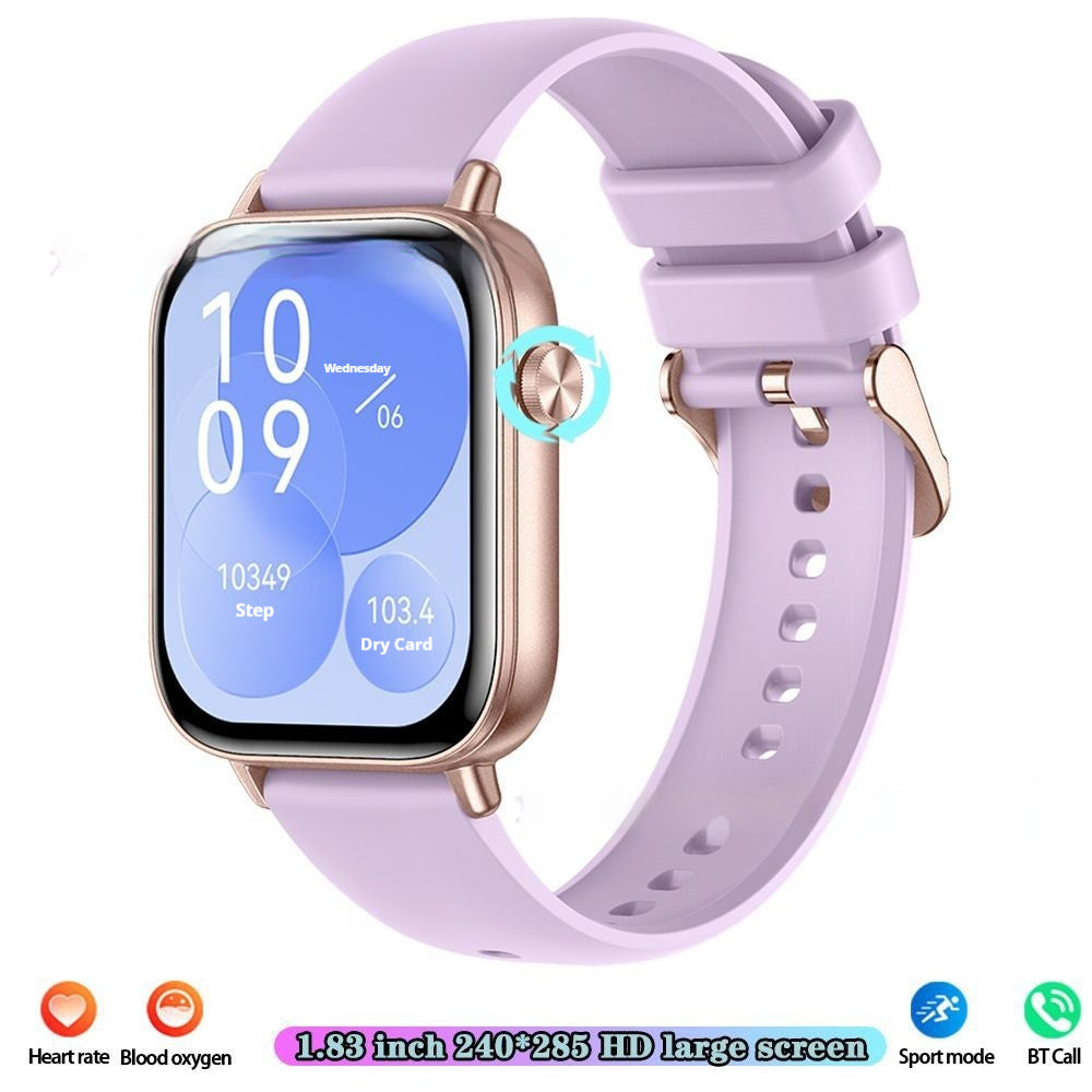 Smart Watch Mobile Pedometer Heart Rate Monitoring Bluetooth Calling 169 Touch Display Smart Bracelet