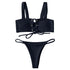 Bikini Set Buttonhole Special Fabric For Women