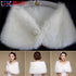 FAUX FUR BRIDAL WEDDING CAPE SHAWLBRIDESMAID